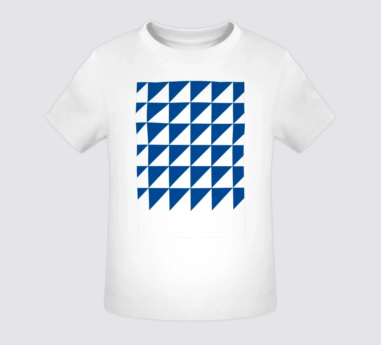 Geometric Triangle Pattern Abstract Wall Art camiseta de bebé de NorwesClub