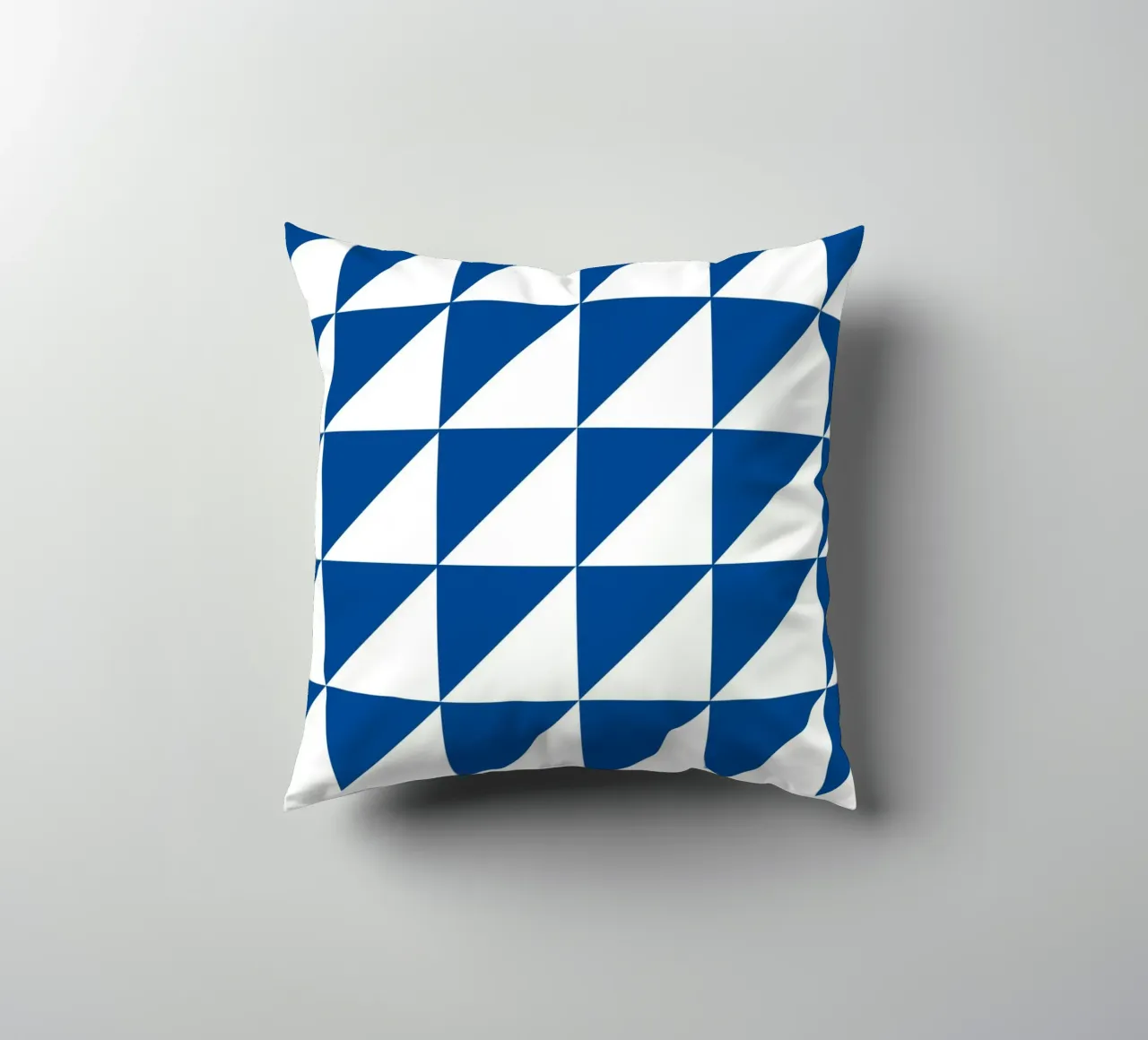 Geometric Triangle Pattern Abstract Wall Art decorative cushion by NorwesClub