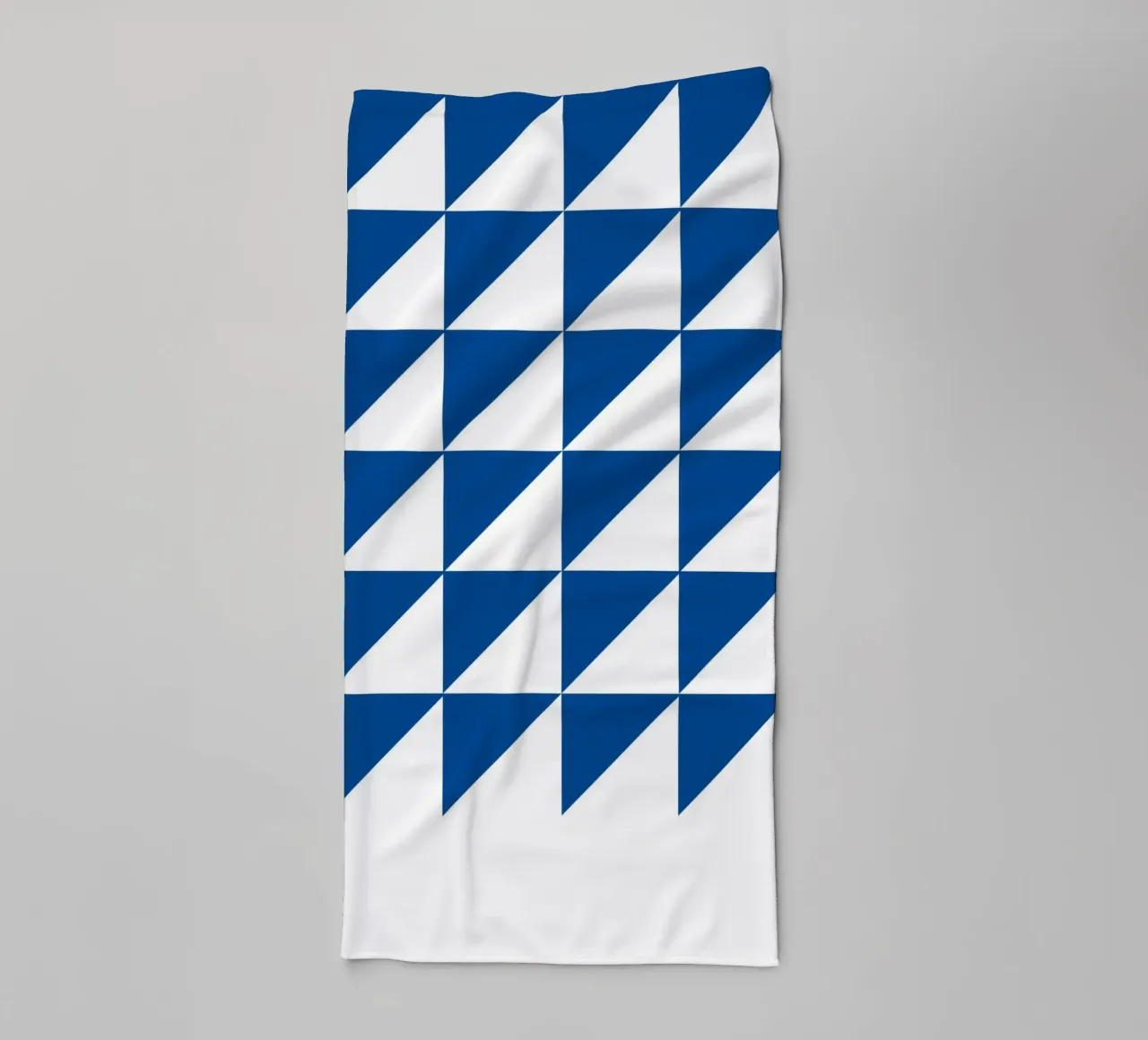 Geometric Triangle Pattern Abstract Wall Art towel by NorwesClub