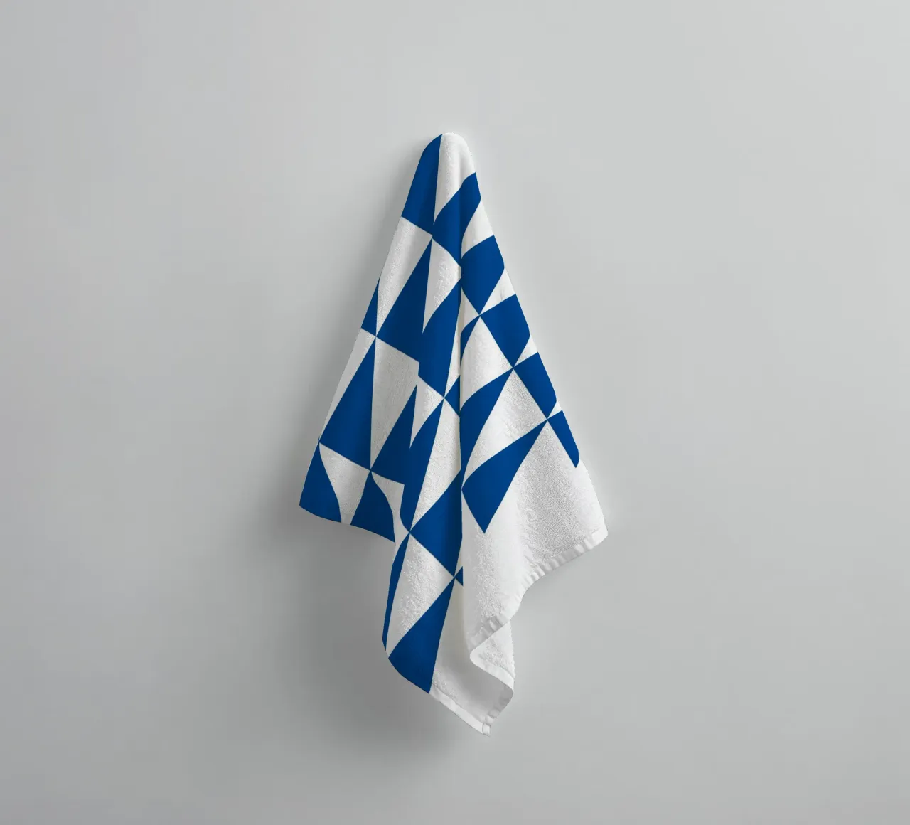 Geometric Triangle Pattern Abstract Wall Art towel by NorwesClub