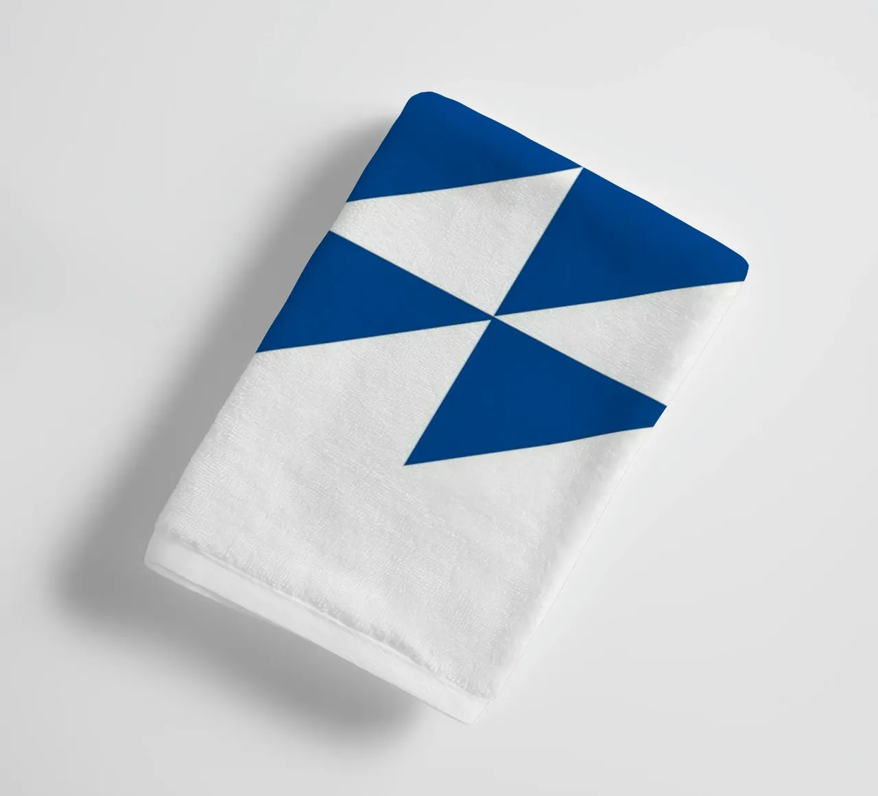 Geometric Triangle Pattern Abstract Wall Art towel by NorwesClub