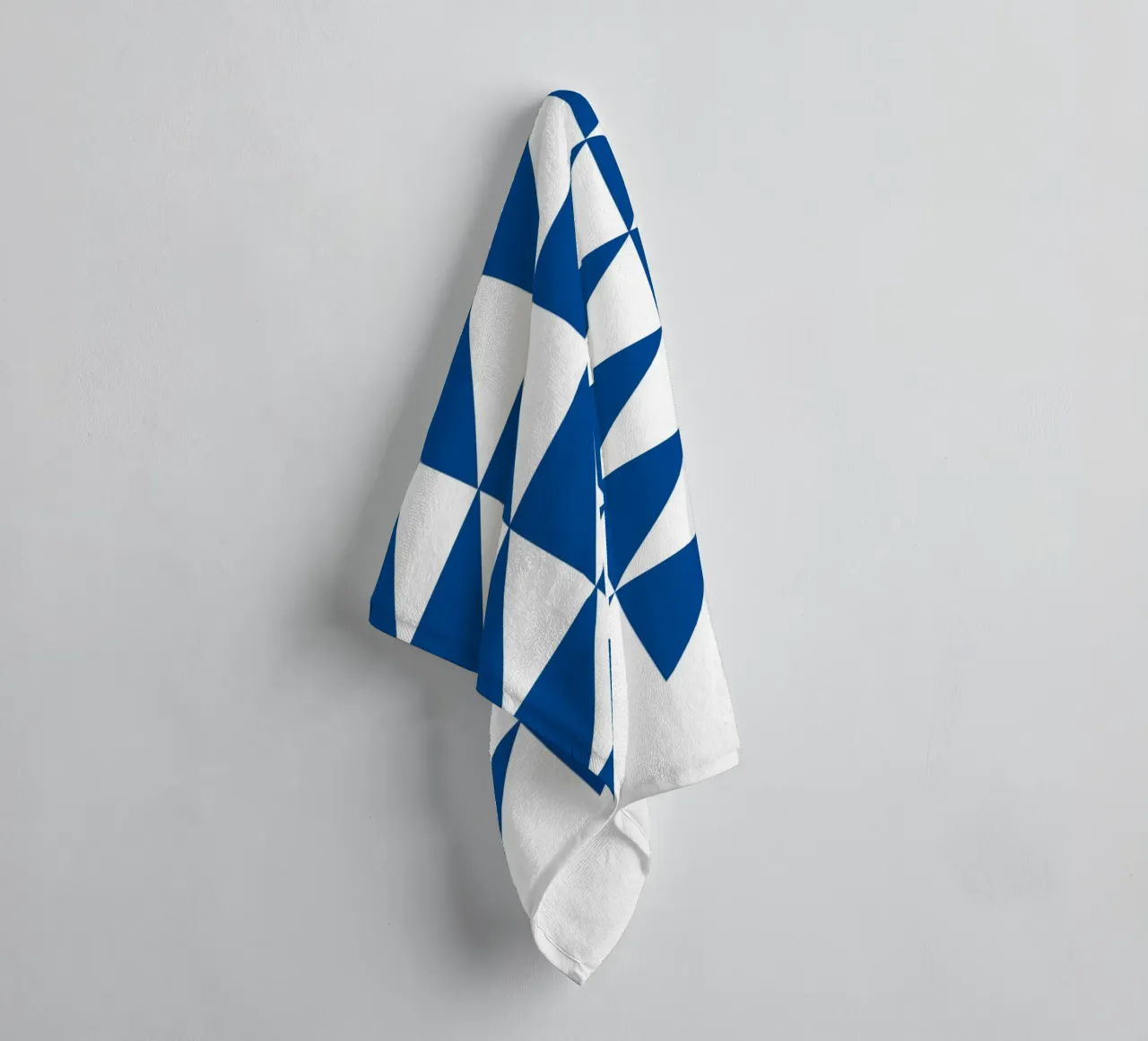 Geometric Triangle Pattern Abstract Wall Art towel by NorwesClub