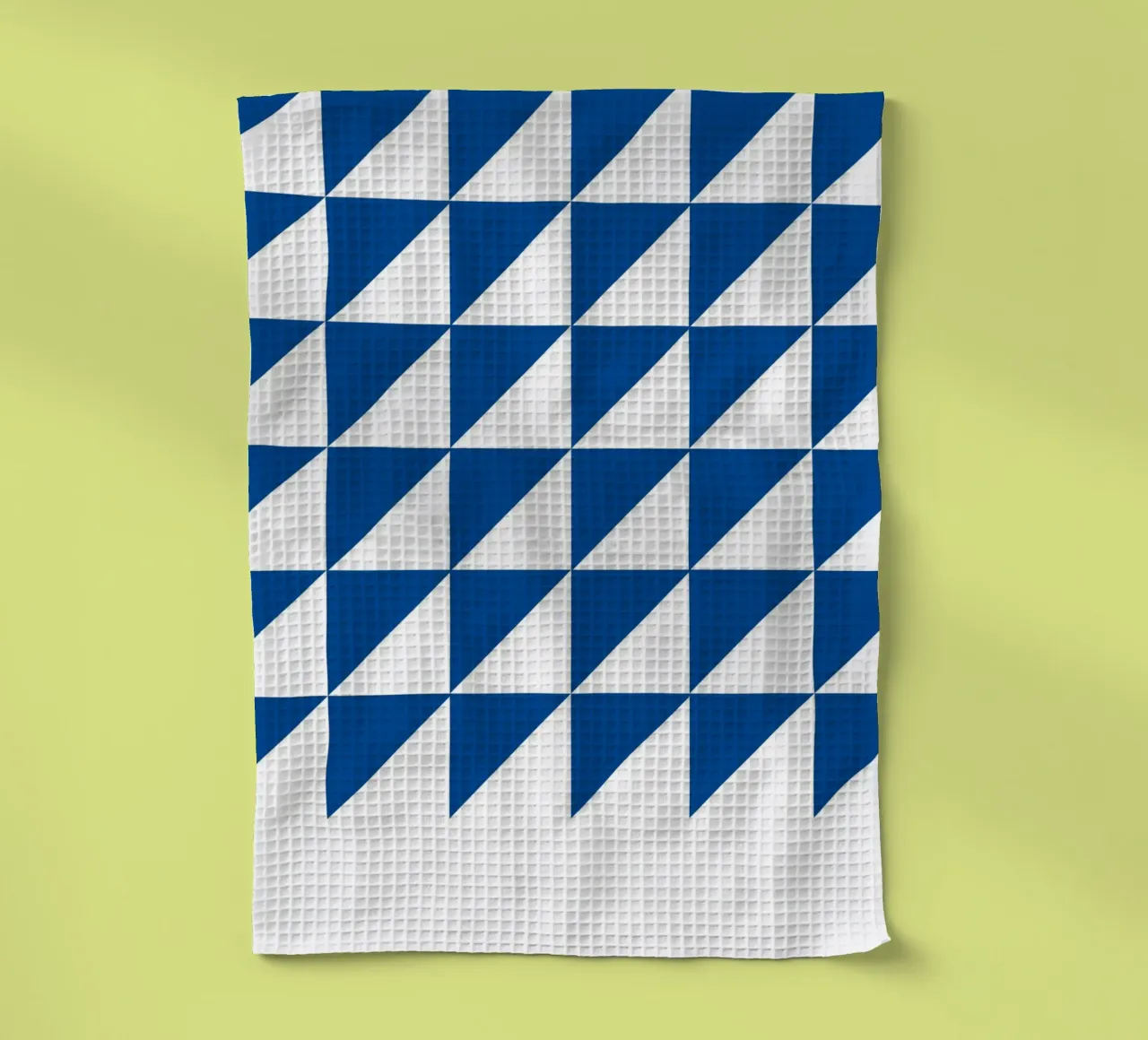 Geometric Triangle Pattern Abstract Wall Art paño de cocina de NorwesClub
