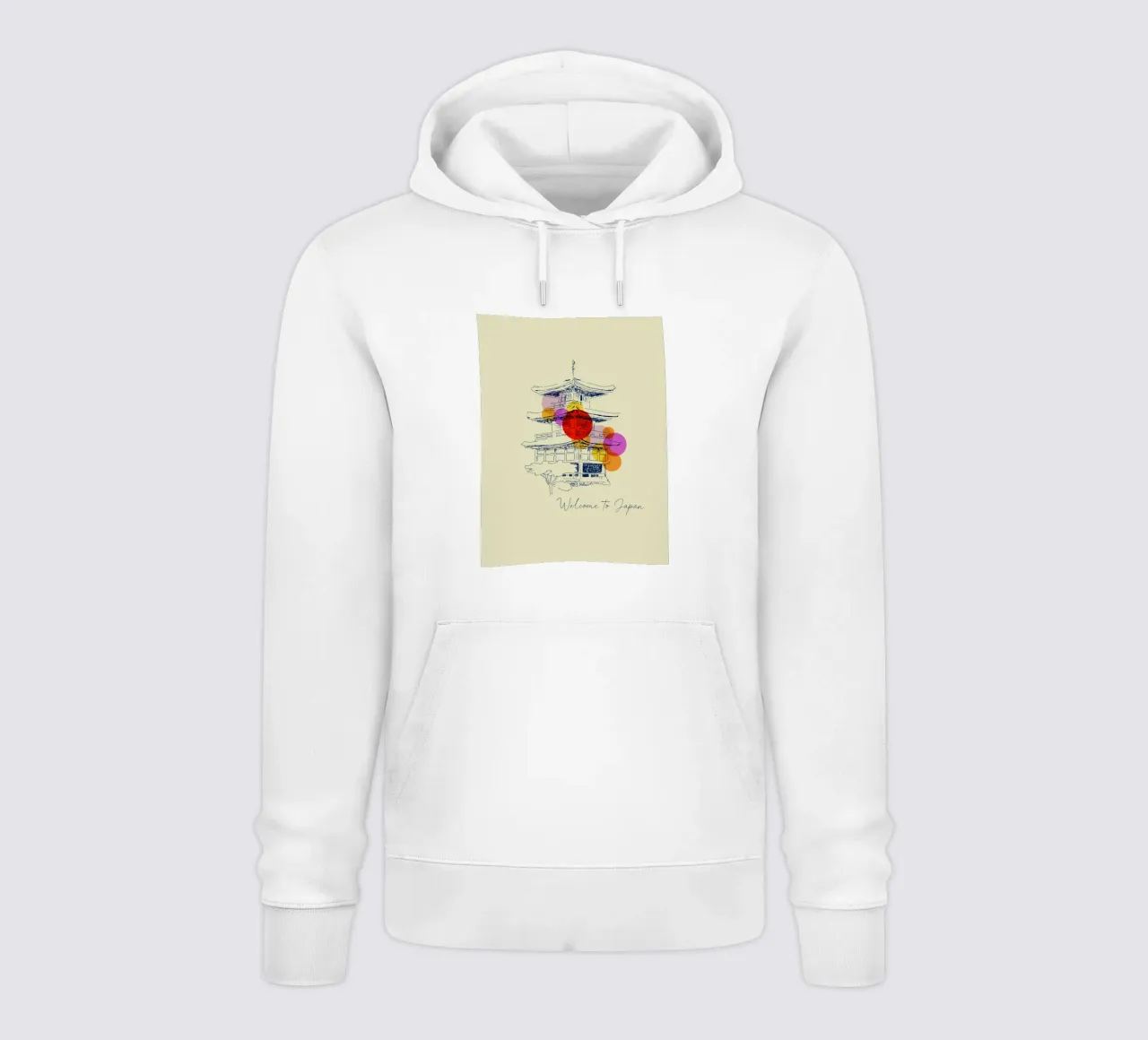 Sacred Lines felpa con cappuccio da Indigo Rain