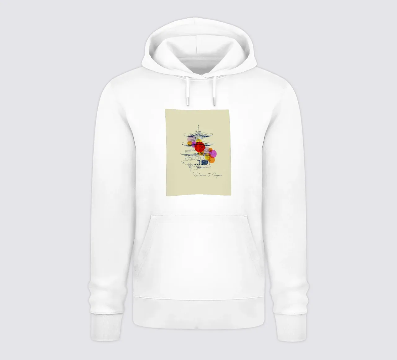 Sacred Lines felpa con cappuccio da Indigo Rain