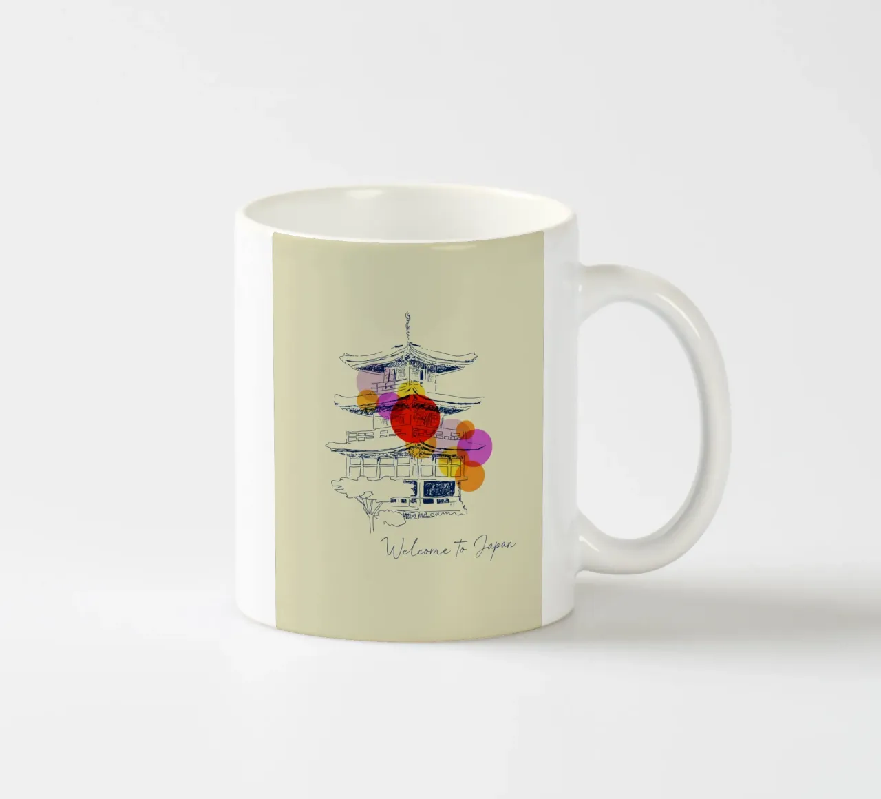 Sacred Lines tazza in ceramica da Indigo Rain