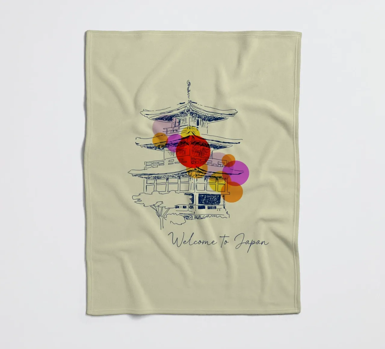 Sacred Lines coperta in pile da Indigo Rain
