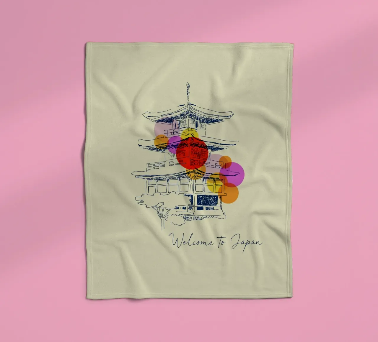 Sacred Lines coperta in pile da Indigo Rain