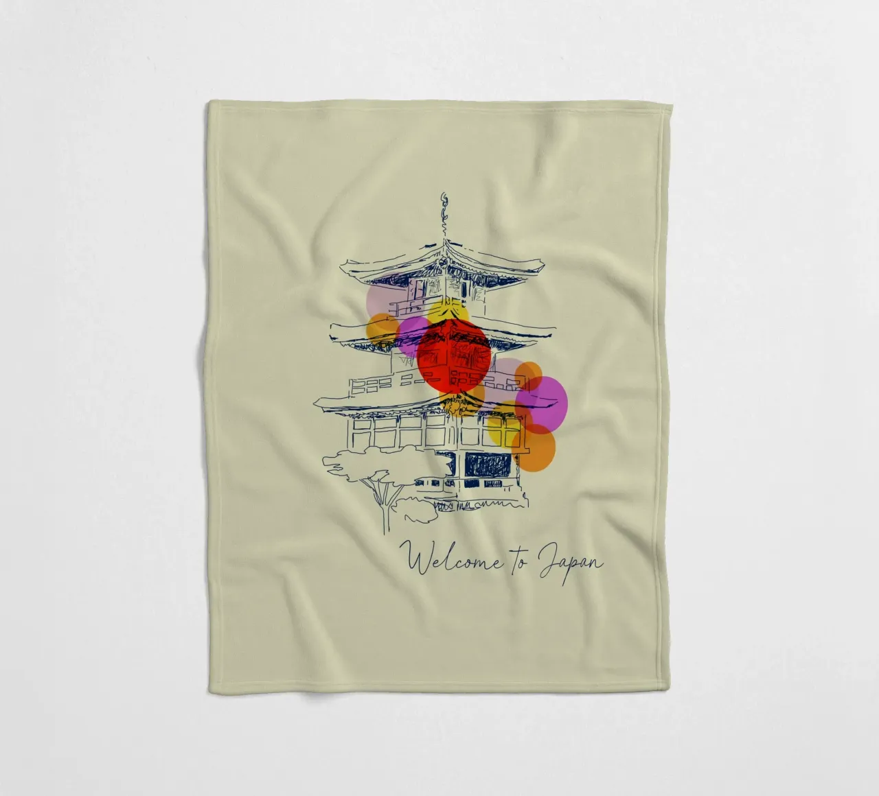 Sacred Lines coperta in pile da Indigo Rain