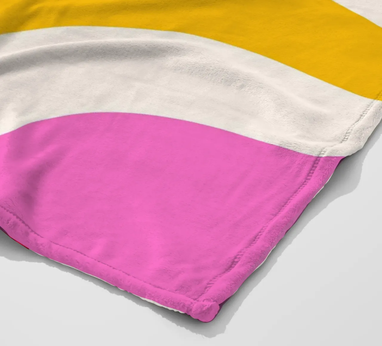 Abstract Colorful Flowing Arcs Art Print fleece blanket by NorwesClub