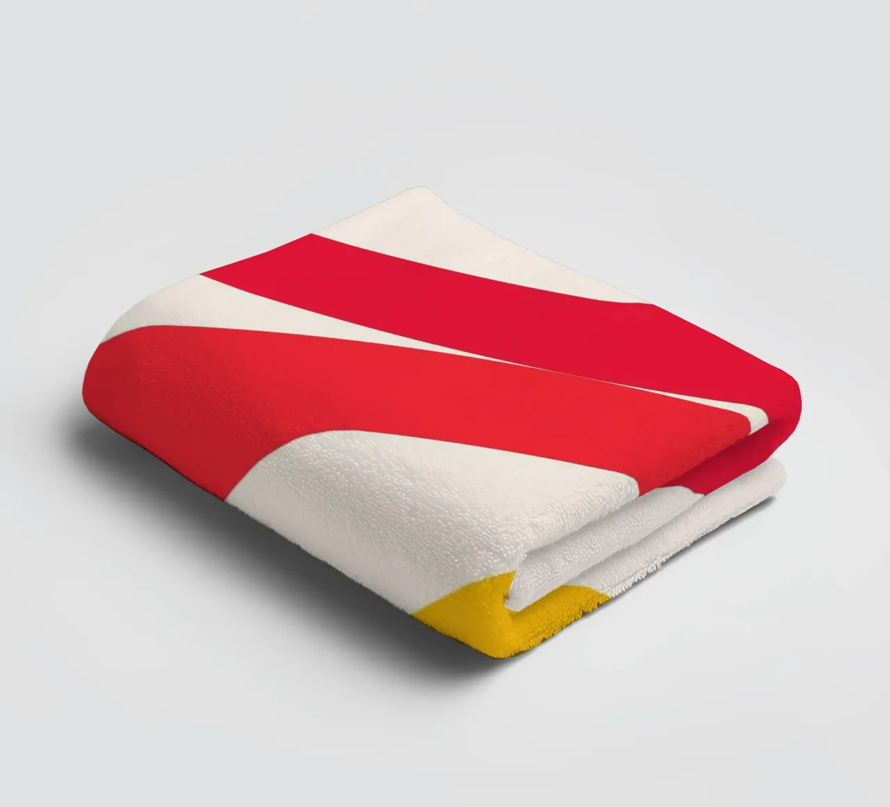 Abstract Colorful Flowing Arcs Art Print towel by NorwesClub