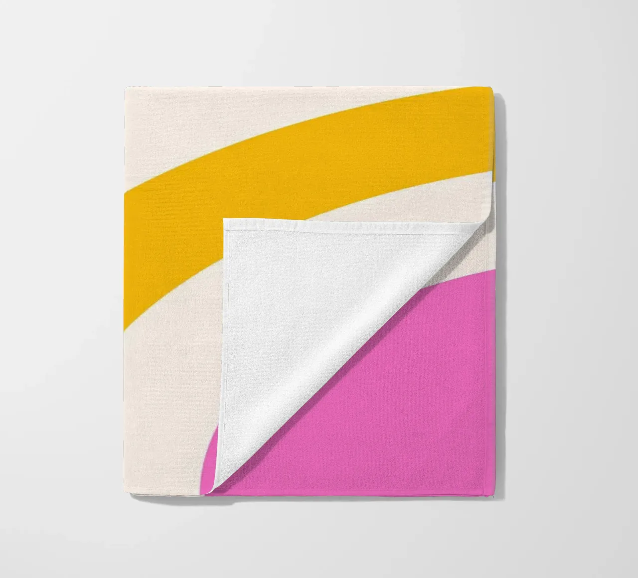 Stampa d'arte astratta di archi fluidi e colorati telo mare da NorwesClub