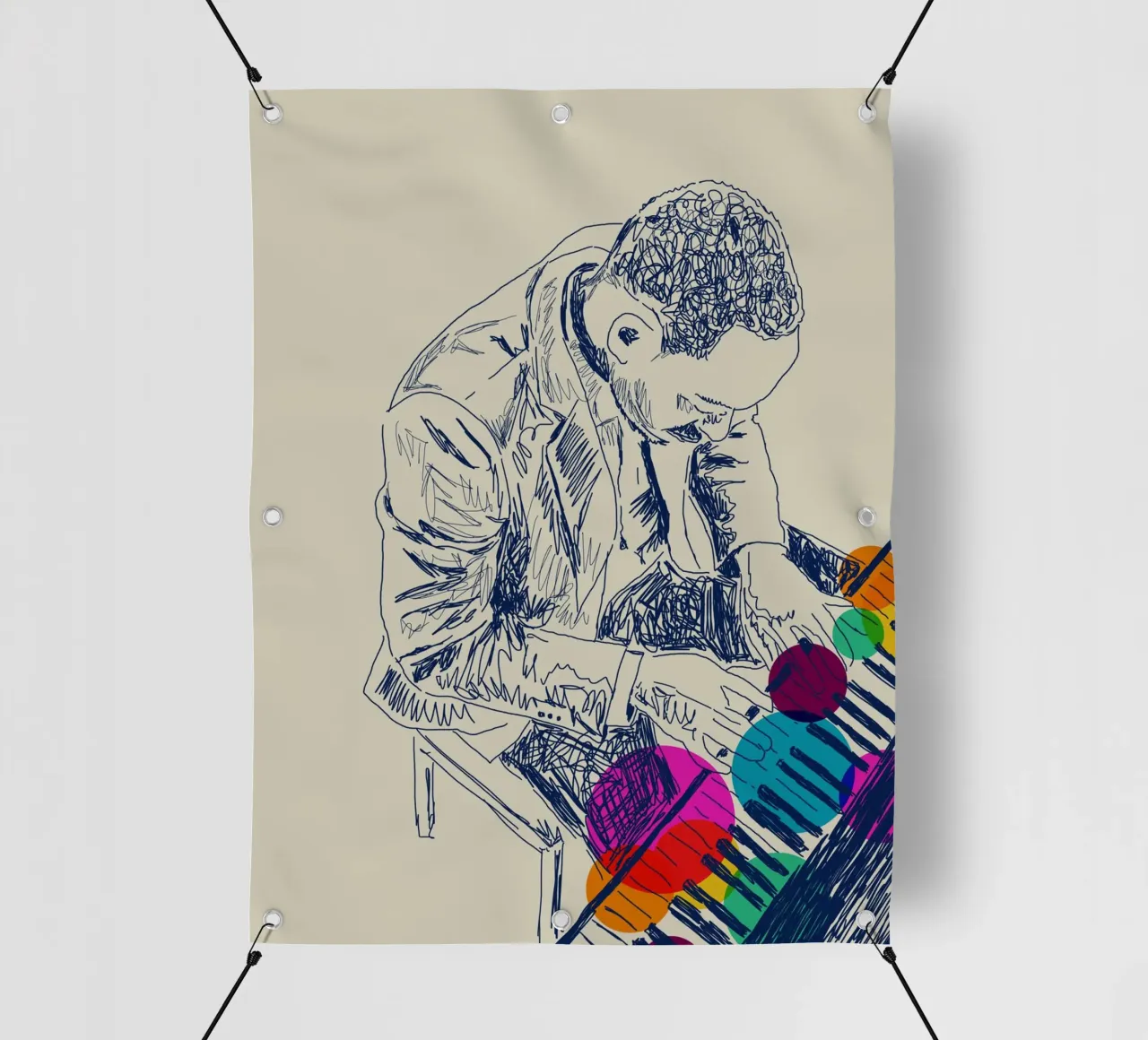 Sound & Color telo in pvc da Indigo Rain