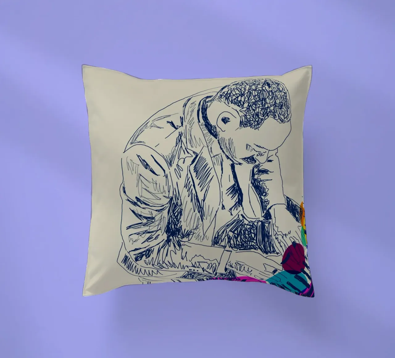 Sound & Color cuscino da Indigo Rain