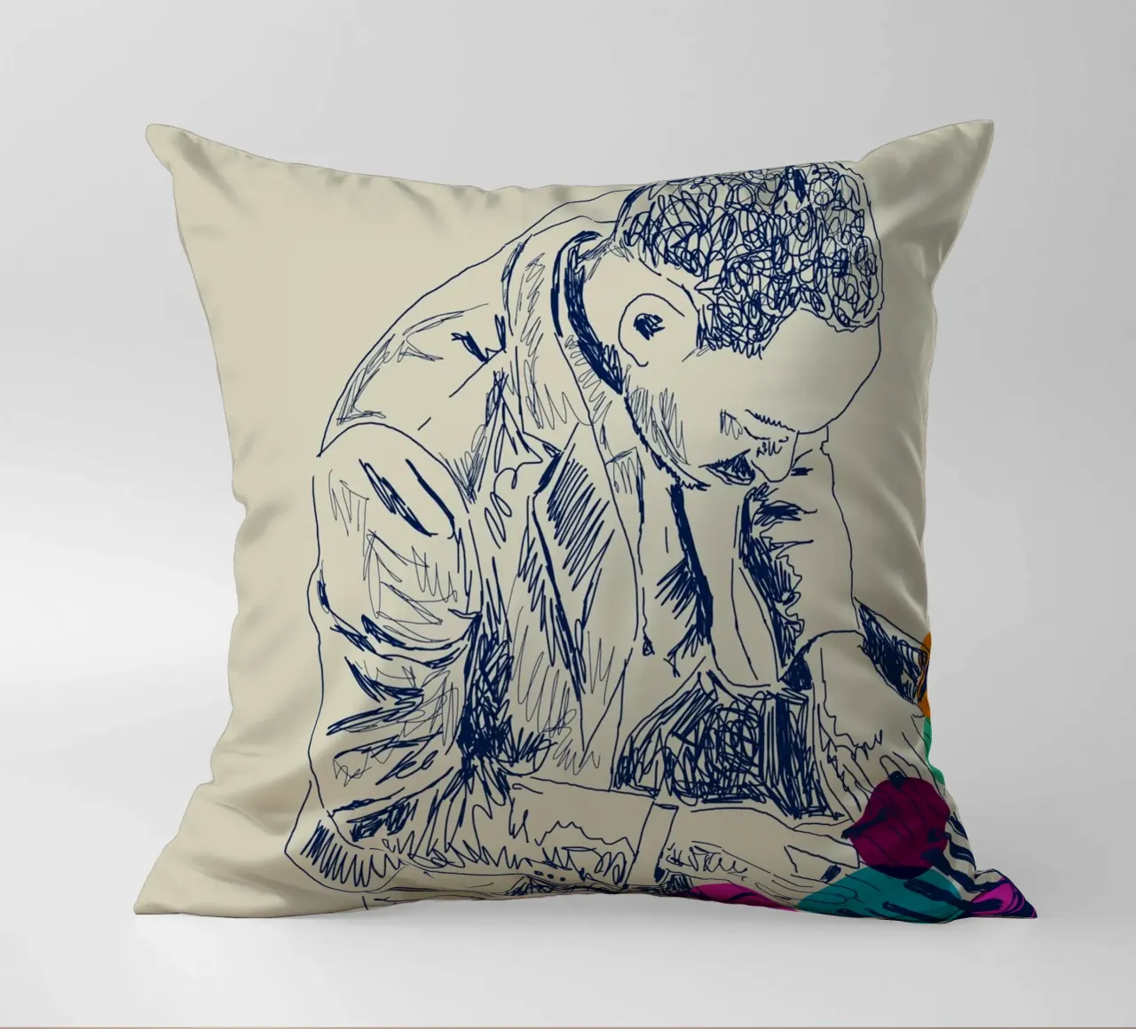 Sound & Color cuscino da Indigo Rain