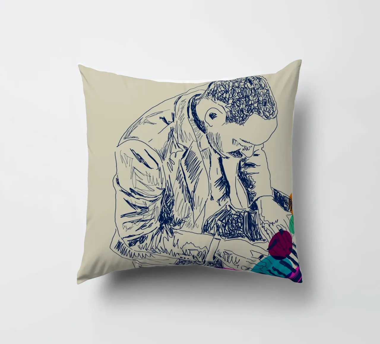 Sound & Color cuscino da Indigo Rain