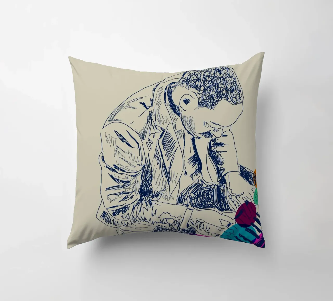 Sound & Color cuscino da Indigo Rain