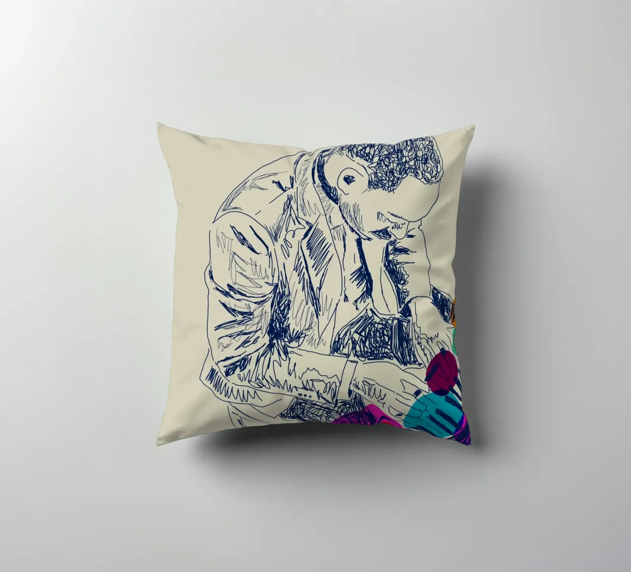 Sound & Color cuscino da Indigo Rain