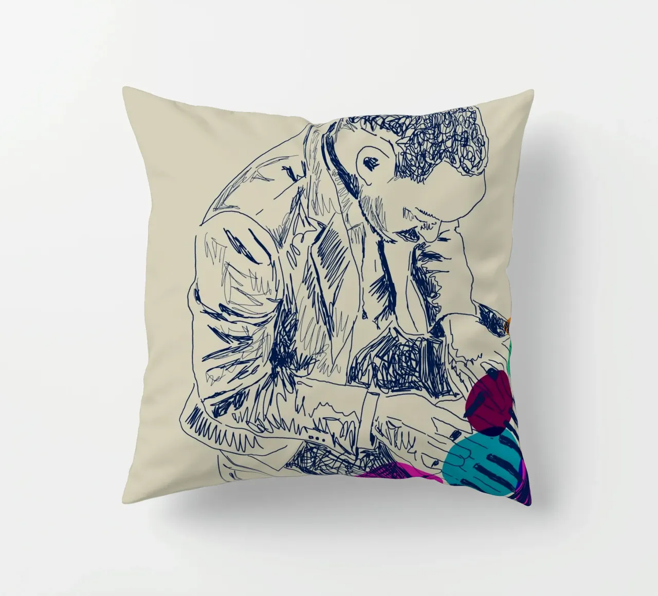 Sound & Color cuscino da Indigo Rain