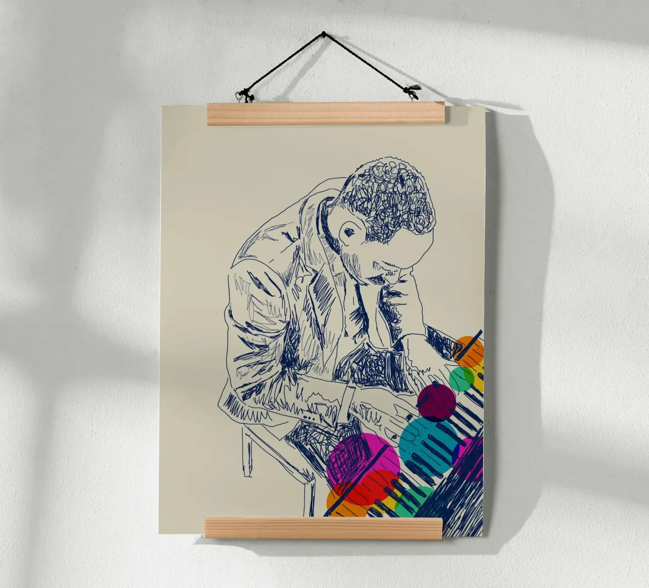 Sound & Color carta hahnemühle da Indigo Rain