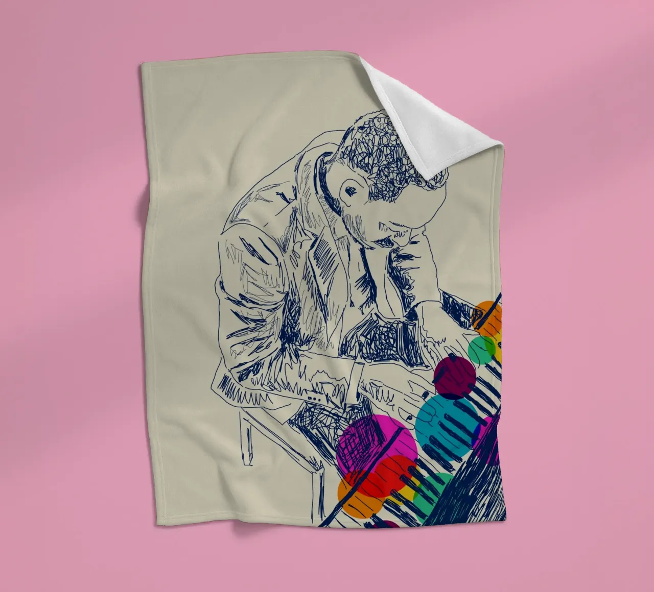 Sound & Color coperta in pile da Indigo Rain