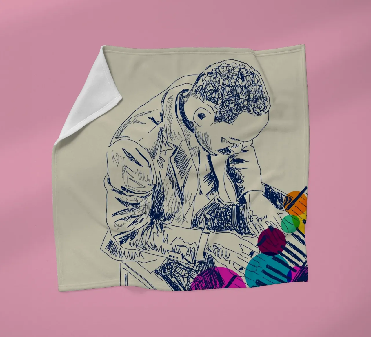 Sound & Color coperta in pile da Indigo Rain