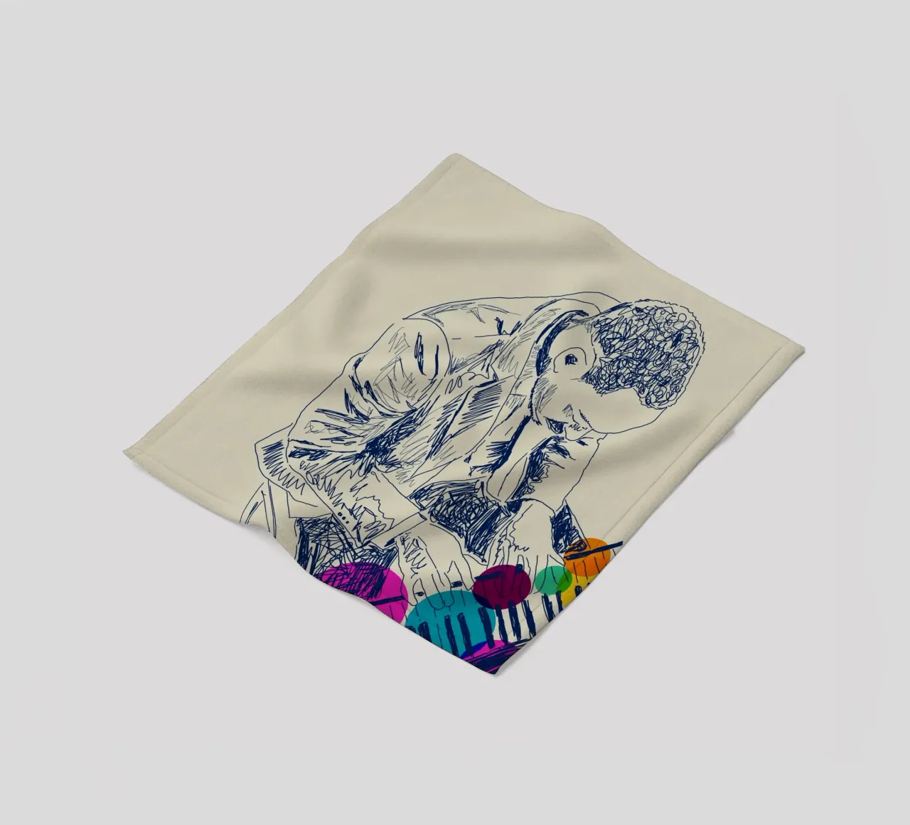 Sound & Color coperta in pile da Indigo Rain
