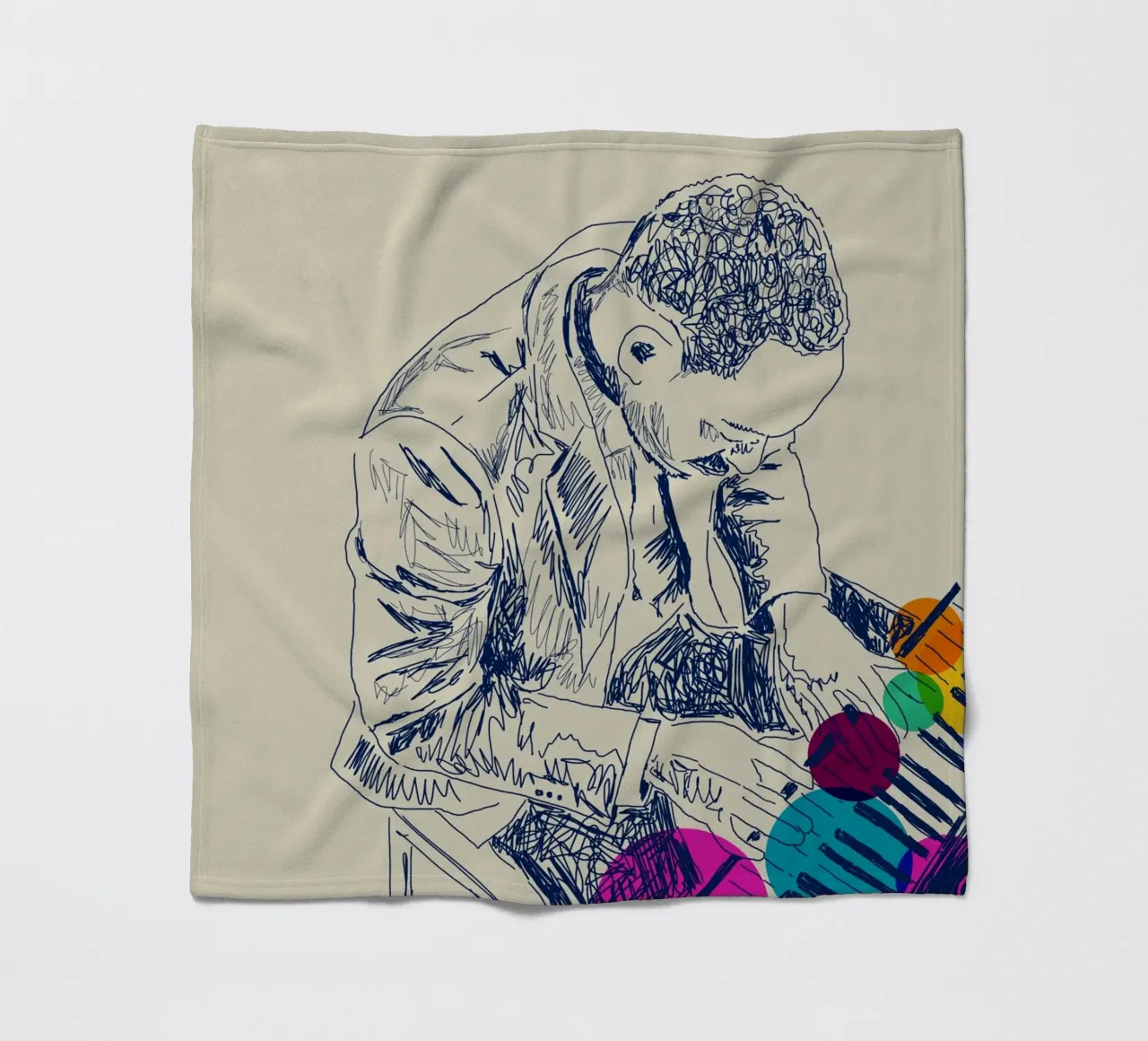 Sound & Color coperta in pile da Indigo Rain