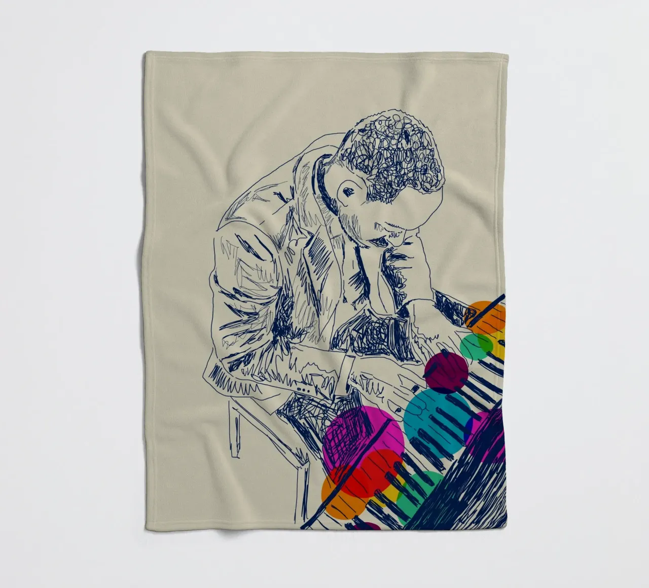 Sound & Color coperta in pile da Indigo Rain