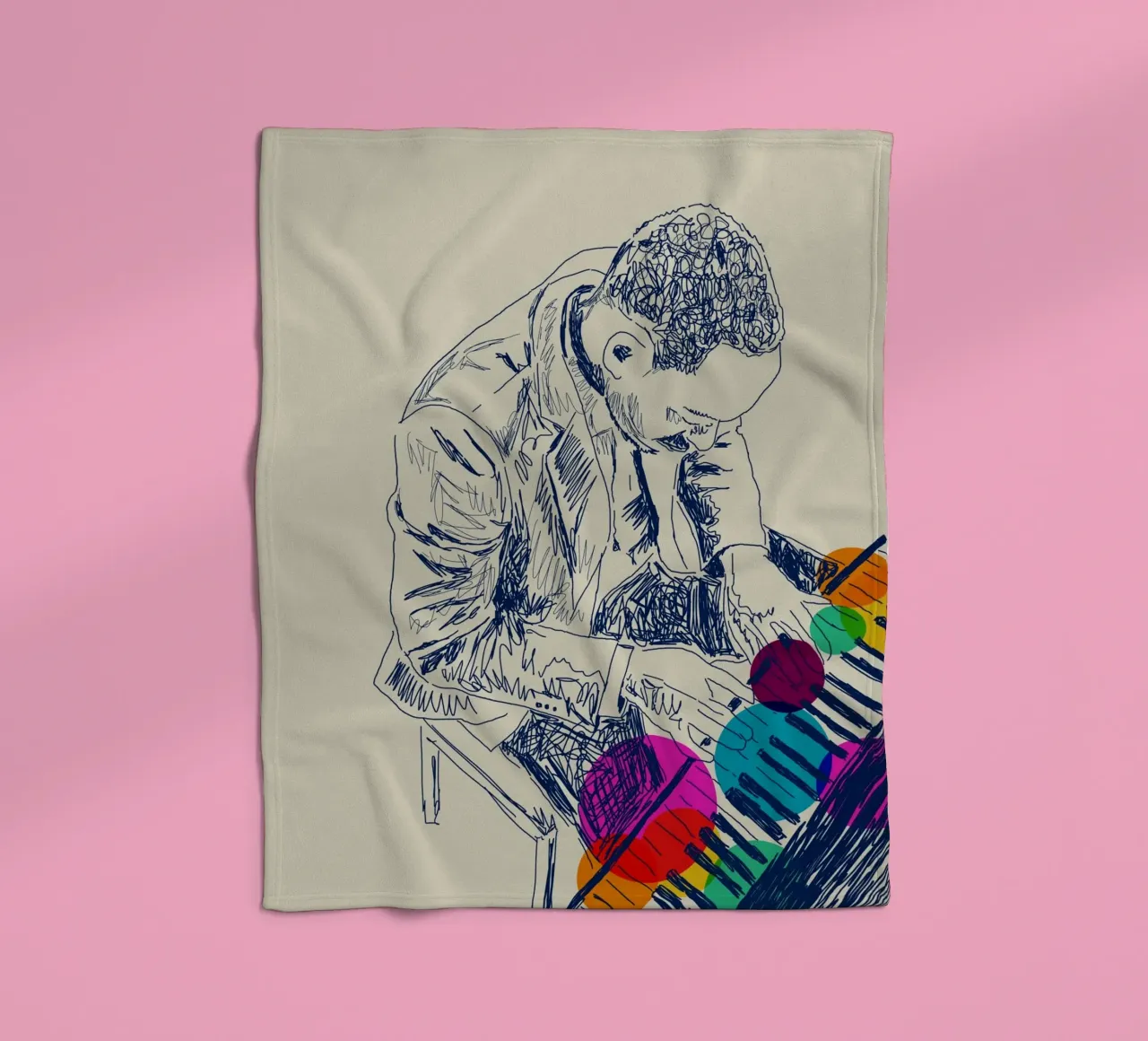 Sound & Color coperta in pile da Indigo Rain