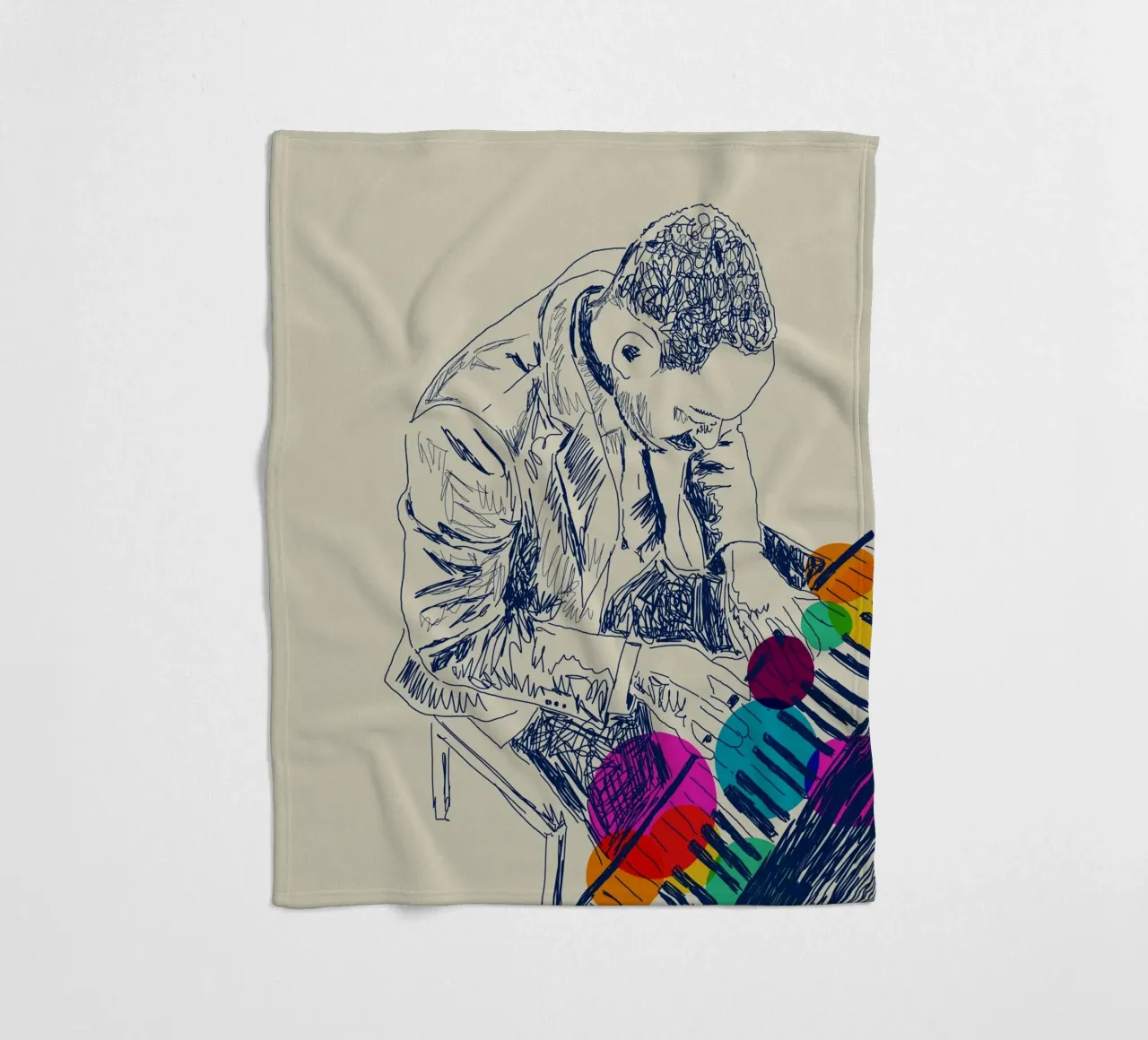 Sound & Color coperta in pile da Indigo Rain