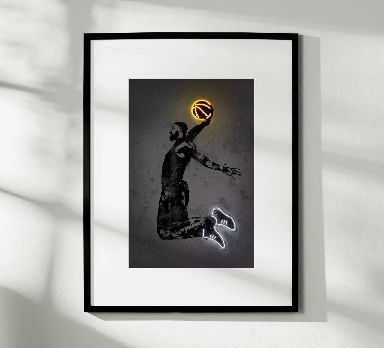 James poster avec cadre en aluminium de Octavian