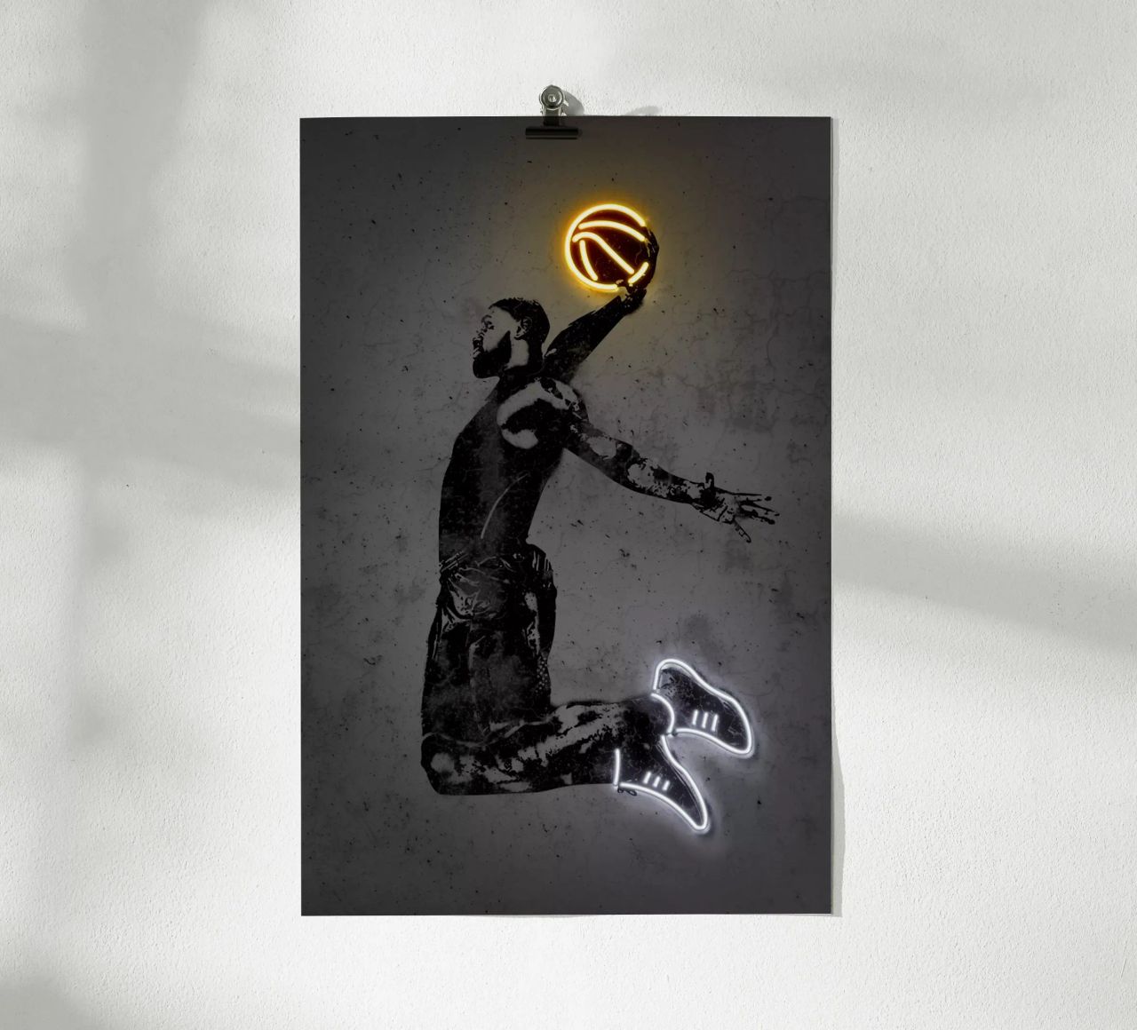 James poster avec cadre en aluminium de Octavian
