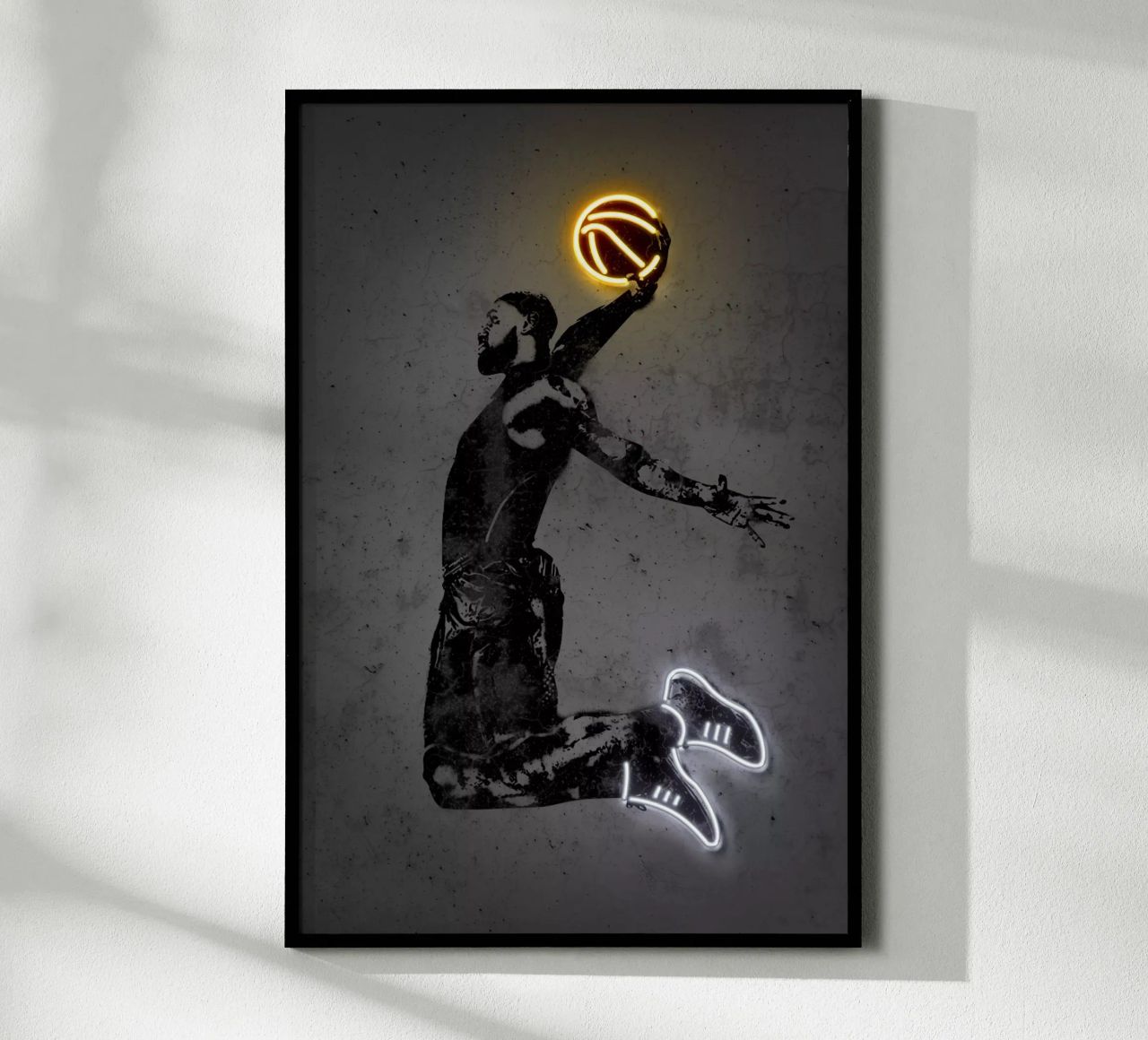 James poster avec cadre en aluminium de Octavian