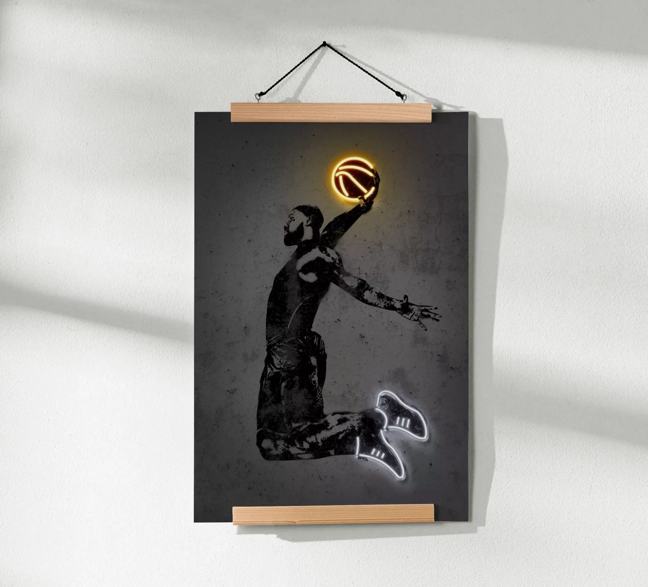 James poster avec cadre en aluminium de Octavian