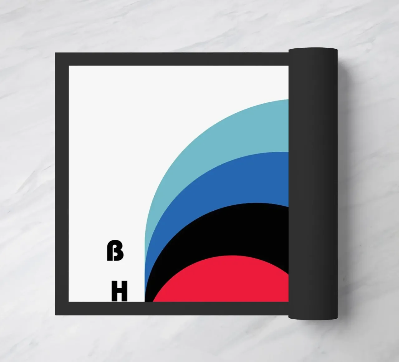 Curve geometriche astratte stratificate Bauhaus zerbino da NorwesClub