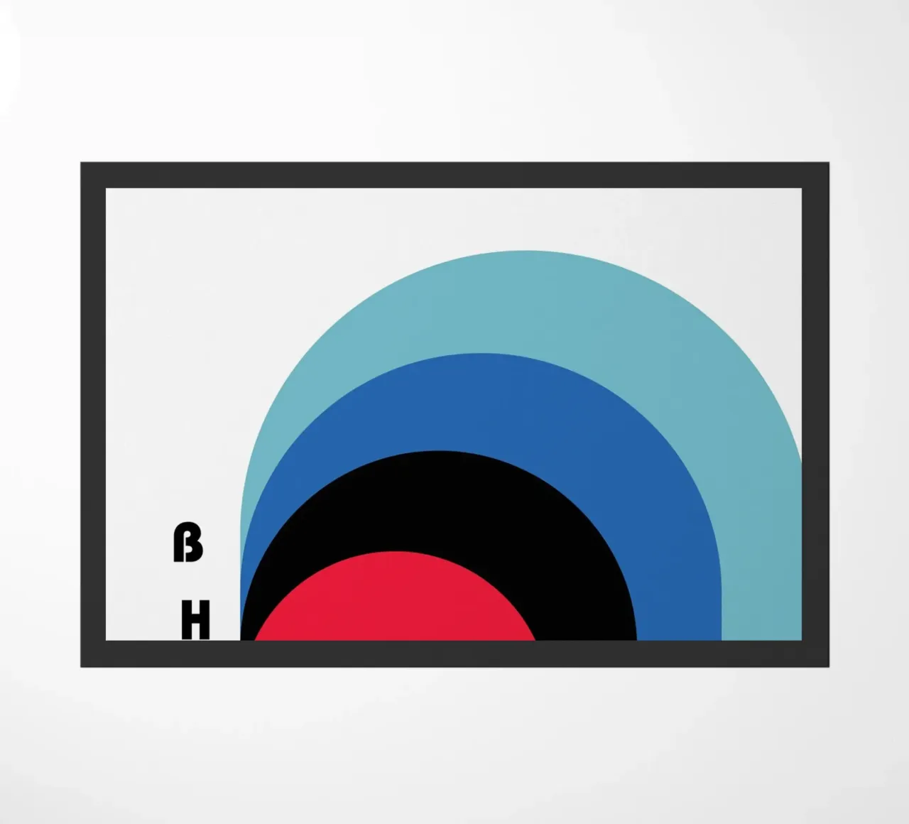 Curve geometriche astratte stratificate Bauhaus zerbino da NorwesClub