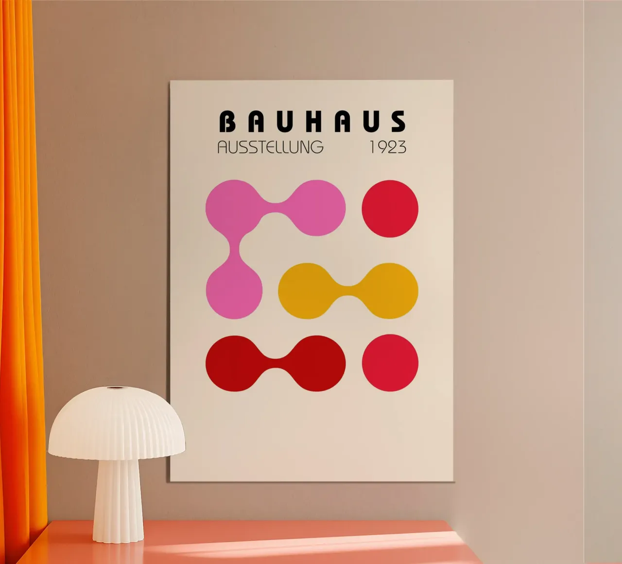 Bauhaus 1923 Mostra Forme colorate Arte poster da NorwesClub