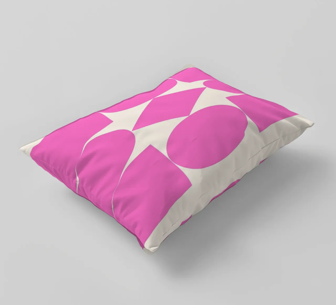Poster Bauhaus 1923 Forme geometriche rosa cuscino da NorwesClub