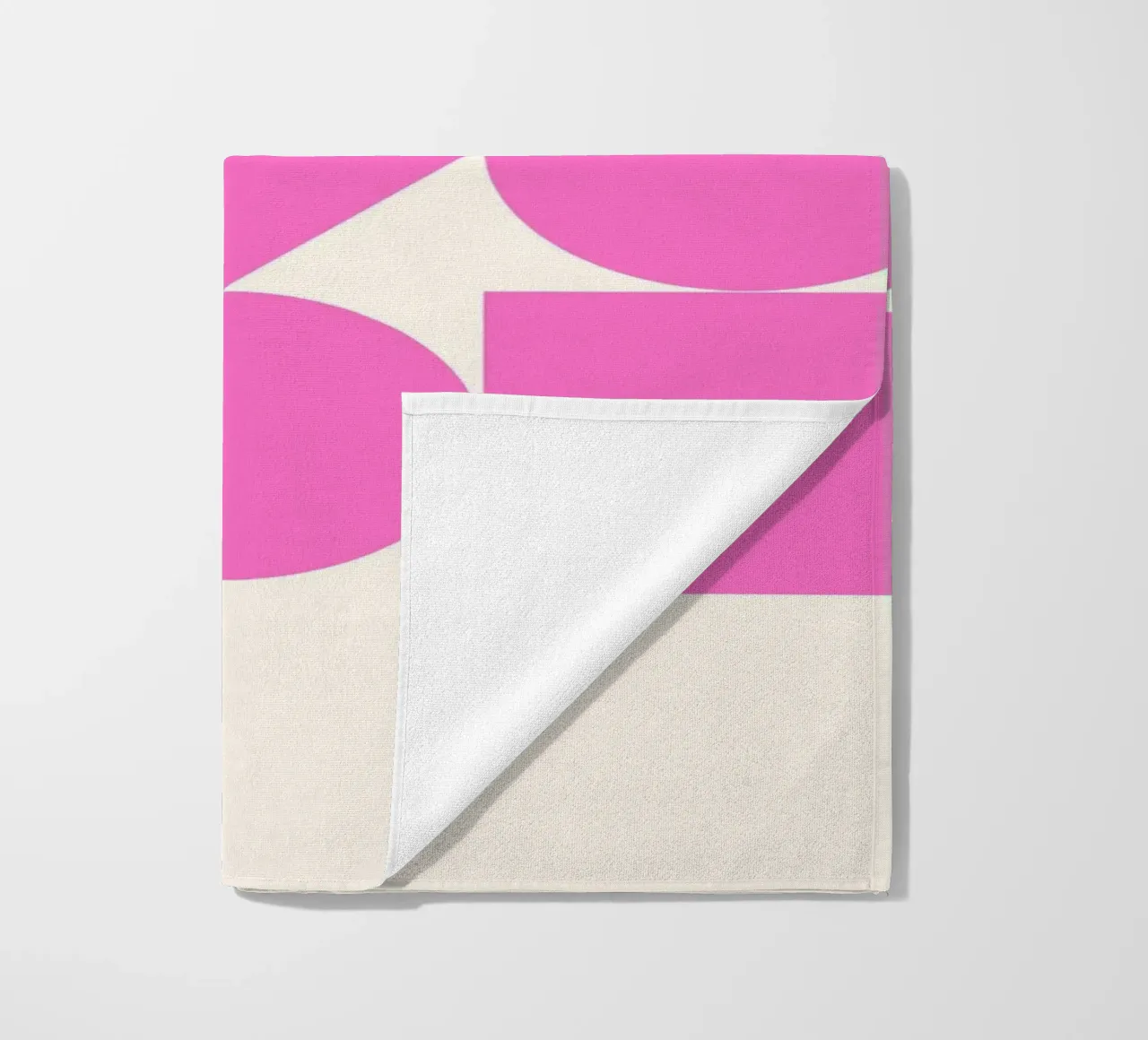 Poster Bauhaus 1923 Forme geometriche rosa telo mare da NorwesClub
