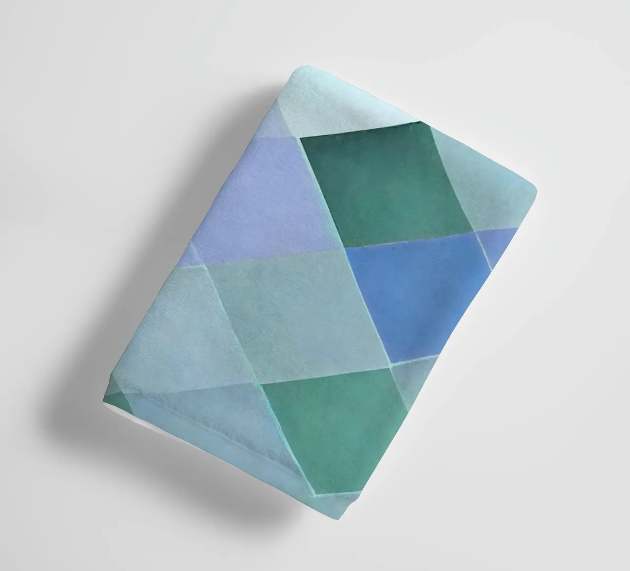 Geometric Tile Abstract Optical Illusion Art towel by NorwesClub