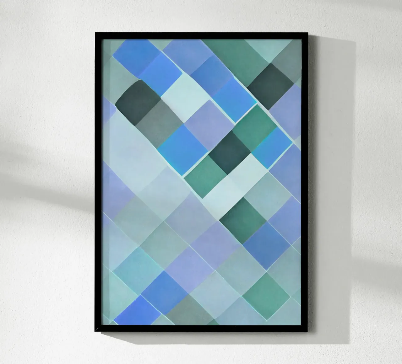 Geometric Tile Abstract Optical Illusion Art hahnemühle by NorwesClub