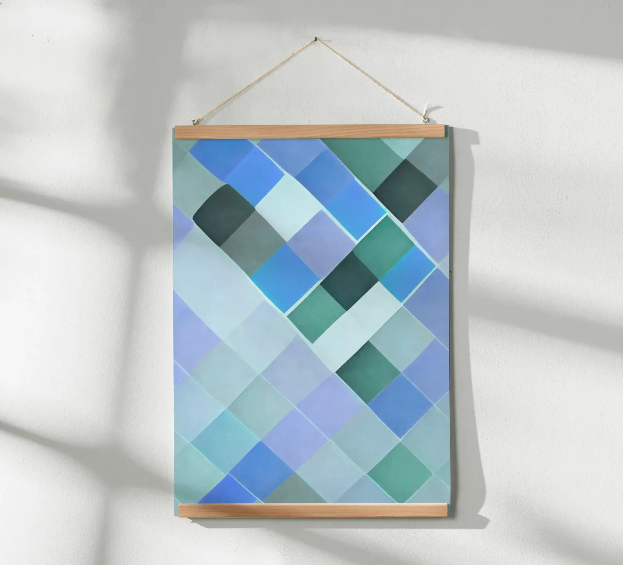 Geometric Tile Abstract Optical Illusion Art hahnemühle by NorwesClub