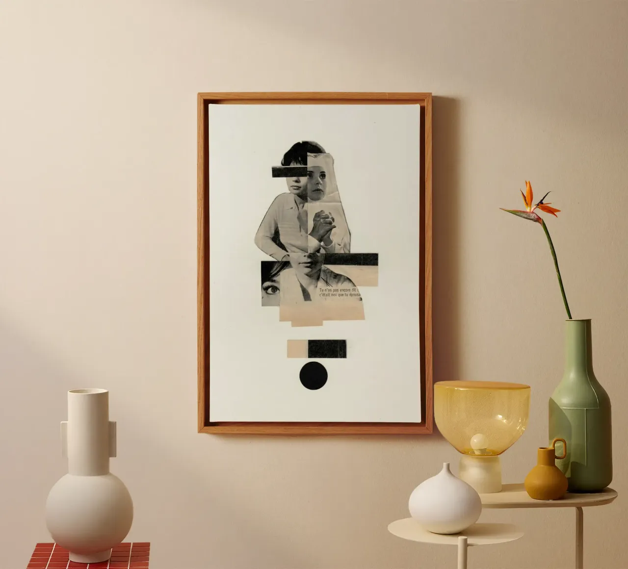 Nous Deux (1) tela con Cornice a cassetta da David Diehl