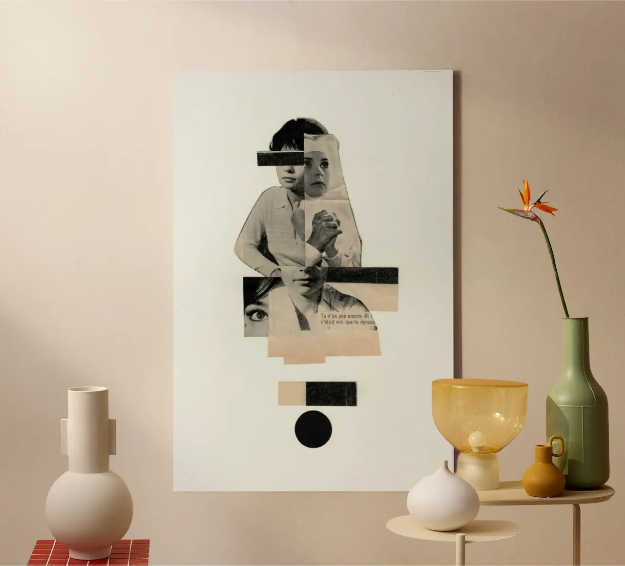 Nous Deux (1) tela con Cornice a cassetta da David Diehl