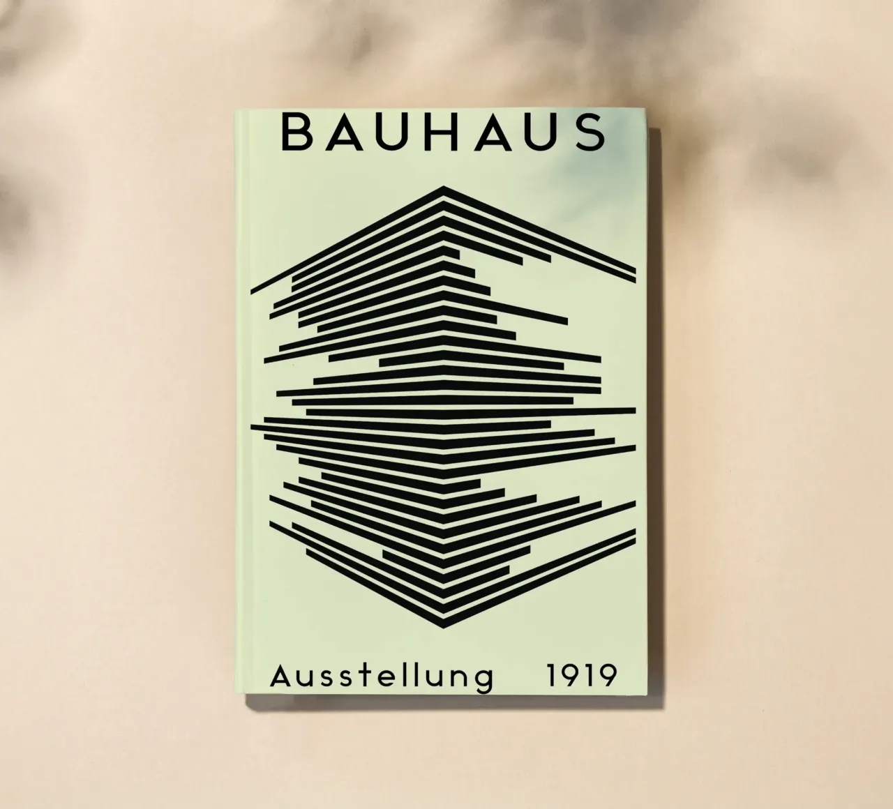 Iconic Bauhaus 1919 Abstract Line Structure notebook by NorwesClub