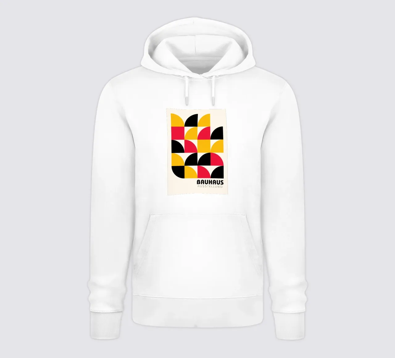 Bauhaus Style Geometric Tile Pattern Art sudadera con capucha de NorwesClub