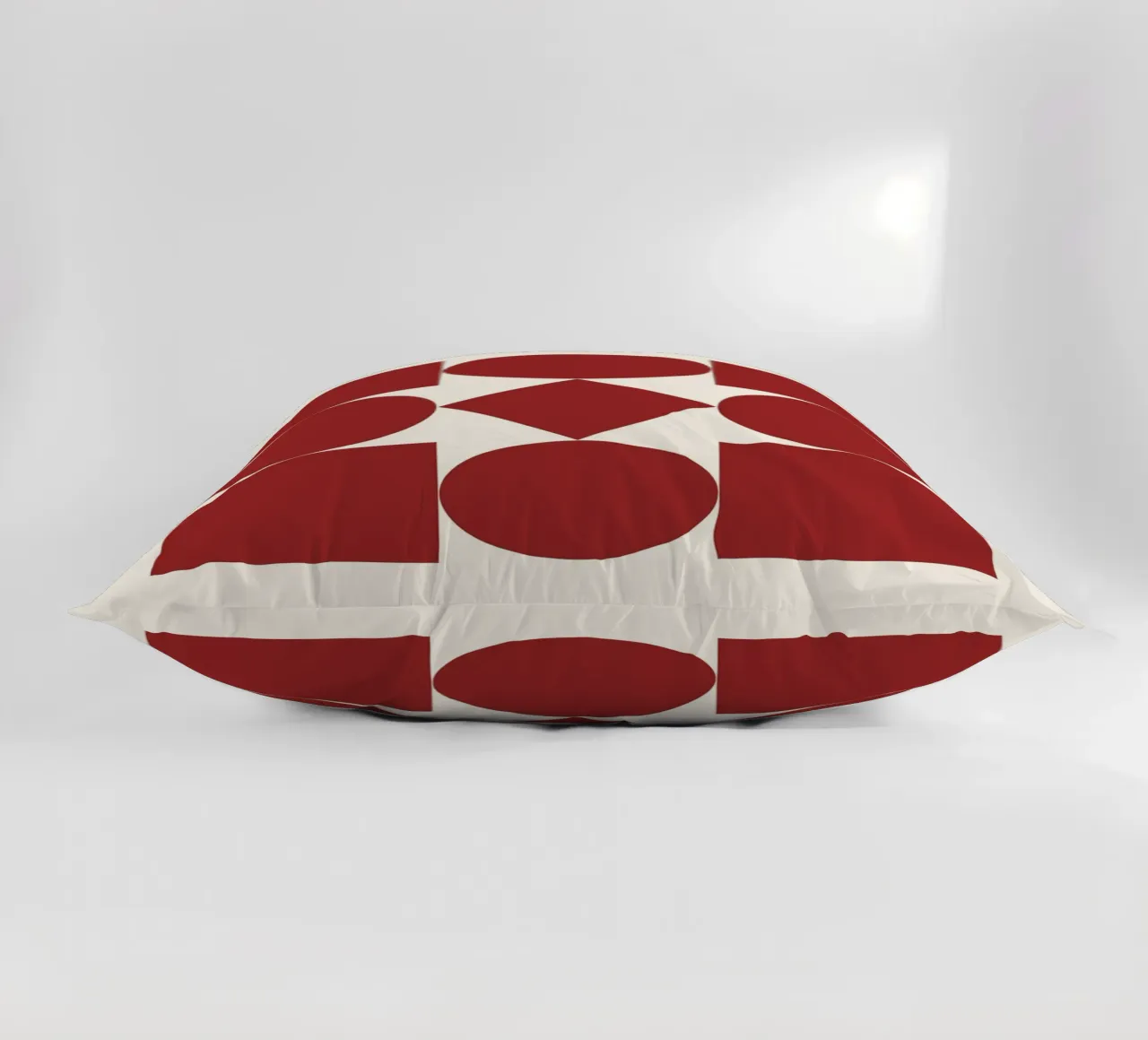 Poster Bauhaus 1923 Forme Geometriche Rosse cuscino da NorwesClub