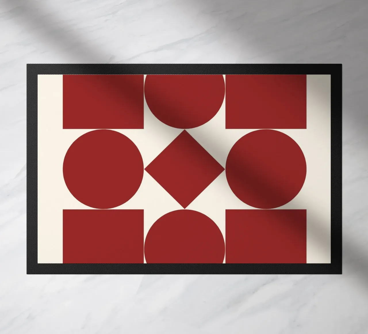 Poster Bauhaus 1923 Forme Geometriche Rosse zerbino da NorwesClub