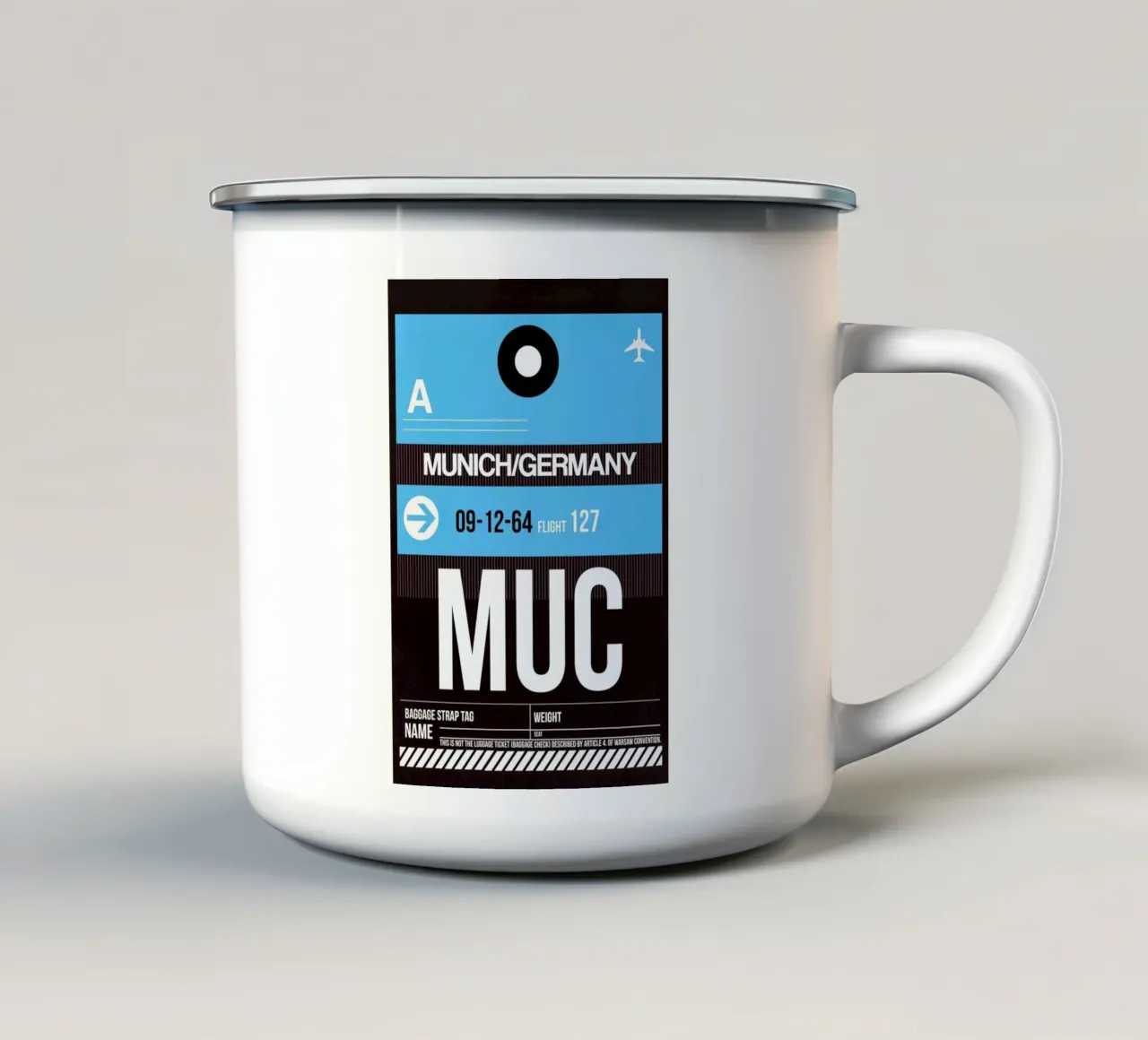 MUC-München tazza in smalto da Naxart